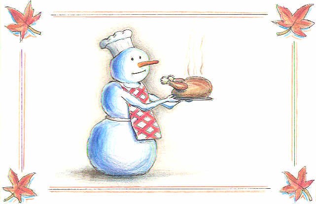 Snowman for november