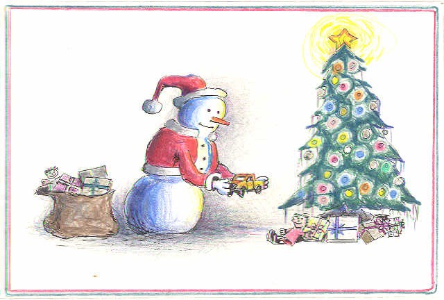 Snowman for december