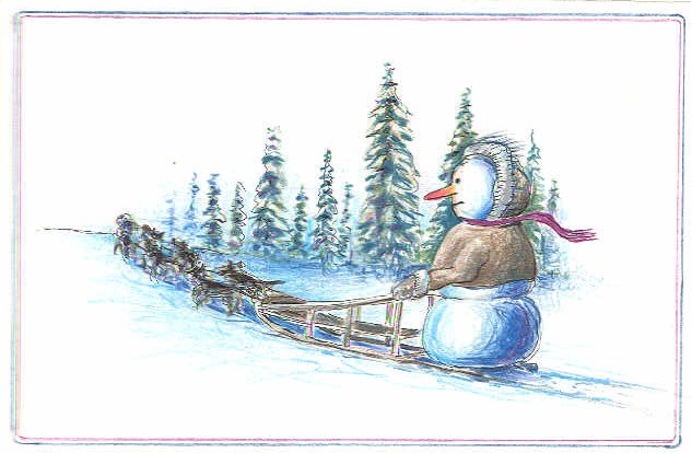 Snowman for february