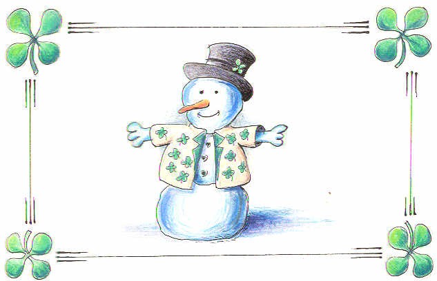 Snowman for march