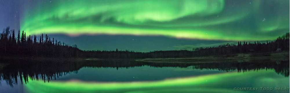 picture of aurora borealis in anchorage alaska